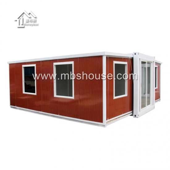 Rumah modular lipat yang dapat dilipat dengan dua kamar tidur yang sudah siap dijual